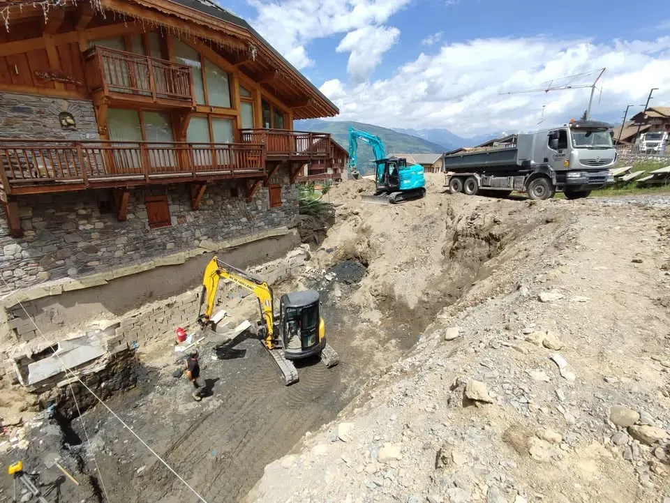 Viabilisation près de Bourg‑Saint‑Maurice